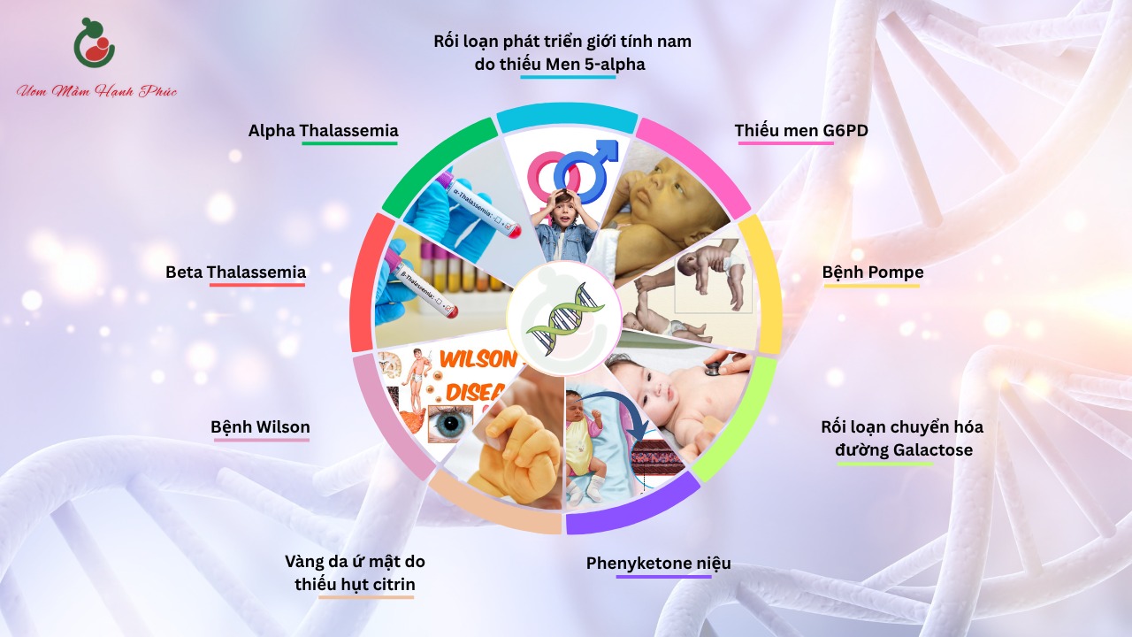 9 bệnh di truyền lặn 9 bệnh di truyền lặn