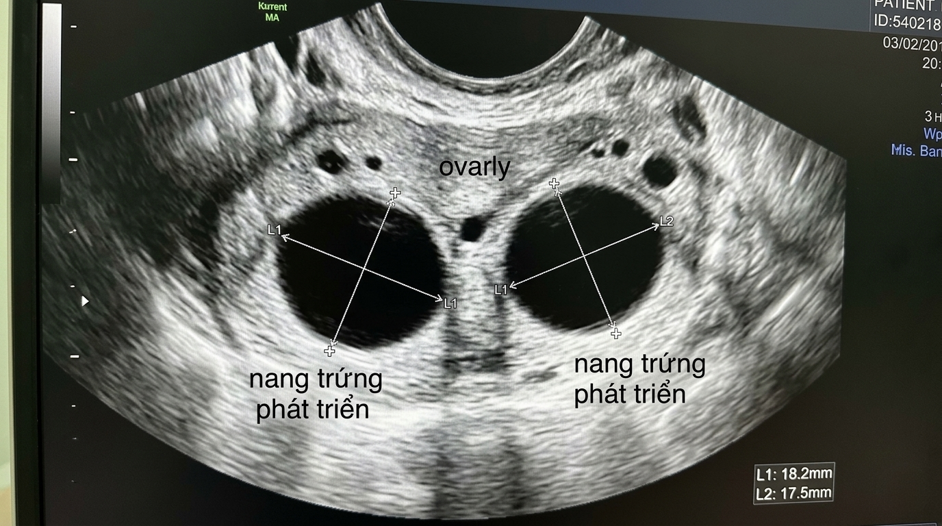 siêu âm nang bơm iui siêu âm nang bơm iui